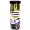Master Lock 3040EURDAT Cavi Elastici con Ganci Invertito Adatto per Giardinaggio, Trasporto, Trasloco, Campeggio Rosso/Verde/Giallo, 2 x 60 cm + 2 x 80 cm + 2 x 100 cm