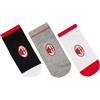 ACM 1899 AC Milan - Calzini 3 Paia per Neonati, con Logo Ufficiale