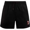 A.C. Milan Costume da Bagno con Logo A.C. Milan, Summer Collection, Prodotto Ufficiale, Adulto, Nero, M