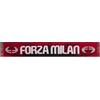 A.C. Milan AC Milan, Sciarpa Ufficiale, Jacquard, Acrilico, Taglia unica, Grafica, Forza Milan
