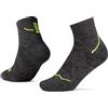 Buff| Calzini Dryflx Quarter, Asciugatura rapida, Ammortizzato, Corsa, Fresco, Confortevole, XL, Nero