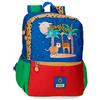 Enso - Jungle Club Zaino Scuola Adattabile a Carrello, multicolore, 25 x 32 x 12 cm, poliestere, 9.6 L