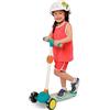 B. toys Scooter Fun, monopattino in legno per bambini con ruote luminose