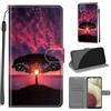 KENHONER Custodia per Samsung Galaxy A12, Albero | Portafoglio Pelle PU, Magnetica, Resistente Agli Urti, Scomparto Carte Credito, Pieghevole, Flip Libro, Motivo