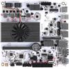 SJRC NAS Motherboard with 10 GbE RJ45, N150(N100 Update) Mini ITX Mainboard Dual Port i226-V 2.5GbE, 2xM.2 NVMe Desktop Computer 8 Bay SATA, Barebone NO RAM NO SSD NAS Board, USB-C