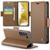 Phernykas Custodia a Libro Portafoglio per Samsung S22, RFID Magnetica | 3 Slot - Per Pendolarismo, Flip Cover Doppia Fibbia Laterale, Pelle PU Anti-Macchia, Supporto, Lavoro, Telefono Libretto