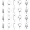 eMagTech 20PCS SIM Card Removal Tool Tray Espulsore Ago Opener Espulsore Antiruggine Acciaio Inox Card-take Pins per tutti i modelli di telefono Argento 5 Stili