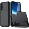 SORAKA Custodia per Samsung Galaxy A55 5G con Portacarte Portafoglio PC TPU a Doppio Strato Cover Armatura Antiurto