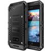 Beeasy Cover per iPhone 7/8/SE 2020/2022 IP68 Impermeabile Custodia Militare Antiurto Resistente 360° Metallo Armor Protezione Schermo Integrata Rugged Indistruttibile Subacquea Antipolvere Nero