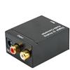 Koawensa Adattatore convertitore digitale ottico Toslink SPDIF coassiale ad analogico audio con cavo in fibra