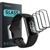 Nixinioo [4 Pezzi] Pellicole Protettive Vetro per Fitbit Charge 6 Pellicola Protettiva [3D Copertura Completa] [Senza Bolle] [Facile Installazione] HD Soft TPU Protezione Schermo