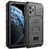 Beeasy Cover per iPhone 11 Pro IP68 Impermeabile Custodia Militare Antiurto Resistente 360° Metallo Armor Protezione Schermo Integrata Rugged Robusta Indistruttibile Subacquea Antipolvere Nero