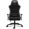 SENSE7 Spellcaster FUKU XL Sedia da gaming in Alcantara nera - Sedia da ufficio ergonomica per persone di corporatura robusta, 160 kg, imbottitura in schiuma a freddo, seduta ampia