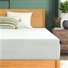 ZINUS Materasso matrimoniale in memory foam, 135 x 190 cm, altezza 20 cm, rigidità media, supporto ortopedico con schiuma confortevole, tè verde, progettato secondo gli standard britannici