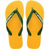 Havaianas - Brasil Logo, Infradito Iconiche, Comode E Resistenti, Strisce con la Bandiera Del Brasile E Suola Antiscivolo Con Strisce Colorate, Unisex Adulti