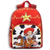 Disney Zaino Disney Toy Story per ragazze Jessie Rosso | Spallacci imbottiti regolabili, tasca frontale con cerniera e tasca laterale in rete | Per la scuola