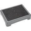 CAAGGMM Sgabello di Supporto Mezzo Gradino, Sgabello Half Step per Anziani, Impilabile Mezzo Gradino Antiscivolo Portatile, Portata Massima 200 Kg, per I Bordi degli Stand Espositivi, Grigio