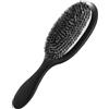 Generico Spazzola Per Extension Capelli - Spazzola Per Capelli Con Setole Di Cinghiale, Piccola Per Morbida Con Setole Di Cinghiale Nera, Strumento Per Lo Styling Dei Cuscini Morbidi