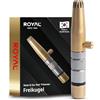 ROYAL [Made in Korea] Rasoio per naso da uomo Freikugel, manuale, senza batteria, ottone e acciaio inossidabile, impermeabile, indolore con meccanismo brevettato ET-32