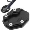 gifyym Cuscinetto Per Cavalletto Per Moto - Base Allargata Per Cavalletto Laterale In Lega Di Alluminio | Cuscinetto Di Supporto Per Il Piede Antiscivolo Per Una Maggiore Stabilità, Facile Installazione, Nes