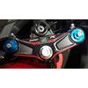 labelbike Adesivo 3D Moto Piastra Forcella Compatibile con Honda | CBR 500 R 2019-2021, Sterzo Protezione in Resina, Antigraffio, Decorazione, Made in Italy