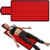 Piashow Tappetino per terapia a luce rossa per corpo, 325 LED, 660 nm& 850 nm, Red Light Therapy, luce rossa, coperta a infrarossi con timer e intensità regolabili, 36,3 x 15,8