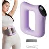 LUCKKY Fascia multifunzione per tutto il corpo, brucia grassi e modella, massaggiatore elettrico ergonomico per fascia, vibrazione ad alta frequenza, modalità di massaggio regolabili (viola)