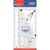 Maped Set Disegno Essentials Righello 30 Cm + Squadra 2 In 1 + Goniometro 180°