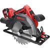 KS Tools - 515.4770F - Sega circolare senza fili Ø190 mm 18 V Brushless con 2 batterie 4Ah e caricabatterie - 5500 giri/min