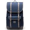 Herschel Unisex Little America Backpack Grid Naval Academy/Magnet Standard - 30L