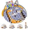 TUMAMA KIDS Palestra da gioco 4 in 1 per bambini, con pianoforte, 70+ suoni, 25+ minuti di musica e luci, arco di attività, giocattoli per neonati da 0, 1, 3, 6 mesi