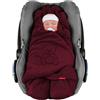 ByBoom Baby Copertina invernale avvolgente per il bebè l'originale con l'orsetto, Universale per ovetto, Seggiolino auto, Per passeggino o buggy, Morbida e accogliente