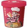 HAIDILAO Vermicelli di Riso Istantanei Hot & Sour - 122 g | Gusto autentico piccante e agro in tazza - 4 bustine di condimento incluse - pronto in 3-4 minuti