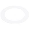 PATIKIL 3,31 ID 4,33 OD Zoccolo cerchio per Incassi Luce, Lucido Bianco Zoccolo Rivestimento cerchio Illuminazione Apparecchio per Soffitto Parete Incassi Lattina Faretto Incasso