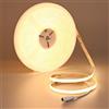 FOSUO Striscia LED COB Bianco Caldo 3000K 24V 10m 6300LM CRI 93+ | IP65 Impermeabile Alta Densità 312LEDs/m Larghezza 8mm Dimmabile Tagliabile Senza Punti Luce per Casa (Senza Alimentatore)