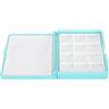 OEBUAFI Scatola Vuota per Acquerelli, Tavolozza di Colori Portatile in Plastica da 2 Pezzi con Scomparti Multipli, Organizer per Forniture Artistiche da Viaggio per Acquerelli e Colori (Blu 12