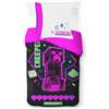 Jay Franco Minecraft Creeper Set Copripiumino - Biancheria da Letto Super Morbida per Bambini con Federa, SOLO COPRIPIUMINO (Imbottitura Non Inclusa), Nero, 2 Pezzi Singolo