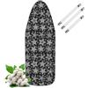 LaFleurs Copriasse da Stiro 120x45, Cotone Copri Asse Ferro da Stiro per Ferri a Vapore, 4 Misure, Copertura Asse da Stiro per 120-125cm x 38-45cm Asse da Stiro, Stiratura Rapida, L