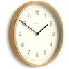 Newgate® Mauritius Orologio a parete | Orologio di bambù ispirato alla Scandinavia | 38cm | Design minimalista moderno per cucina, soggiorno o ufficio -