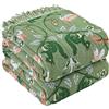 HOORDRY - Coperte in cotone Bobo per divano, grandi coperte per letto, 100% mussola organica, coperta leggera a doppio lato calda per divani a 2 o 3 posti, camper e divani, 200x230 cm - Motivo