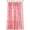 RAJBHOOMI HANDICRAFTS Rajbhoomi - Tende colorate per sari, filtranti la luce, stile bohémien, per letto, a baldacchino, arazzo o trattamento per finestre, colore rosa chiaro (213 x 109 cm)