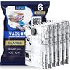 Accenter Sacchi Sottovuoto Vestiti, Buste Sottovuoto Vestiti 6 Pezzi 80x60