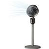 Generic Ventilatore a piantana per camera da letto, 3 velocità, circolatore d'aria USB, con oscillazione a 90° e altezza regolabile, silenzioso, per casa, ufficio, dormitorio, soggiorno, studio (grigio)