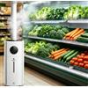 Eiwitany Umidificatore Industriale Mobile con Serbatoio dell;Acqua Extra Large da 21 Litri, Volume di nebulizzazione di 2000 ml/h, Ideale per supermercati e Grandi Serre.