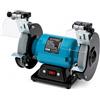 KATSU Tools Smerigliatrice da banco 250W 150mm 6 pollici Mola abrasiva a grana grossa e fine Levigatrice Lucidatrice per levigatura, lucidatura e affilatura 100195