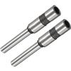 PATIKIL 7mm Carta Punzone Drill, 1pz Empio Punta Strumento Dritto Gambo per Foro Perforatrice Punzonatura Macchina, 2pz