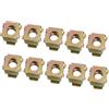 PATIKIL M8 65Mn Molla Acciaio Gabbia Dado, 10pz per Server Scaffale Armadio