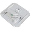 FRÜH Befestigungstechnik FRÜH Ganci per Perline 4 x 8,5 mm zincati, clip di fissaggio invisibile per perlinato in legno, parete e soffitto, tipo 104SKSB, 100 pezzi con viti