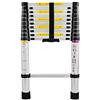 UISEBRT Scala Telescopica in alluminio 3.2M pieghevole multifunzione antiscivolo Allungabile Scaletta, Carico Massimo 150 kg