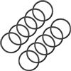PATIKIL 44mmx37mmx3.5mm Nitrile Gomma O-ring, 10pz Metrico Meccanico Sigillatura Guarnizioni, Nero